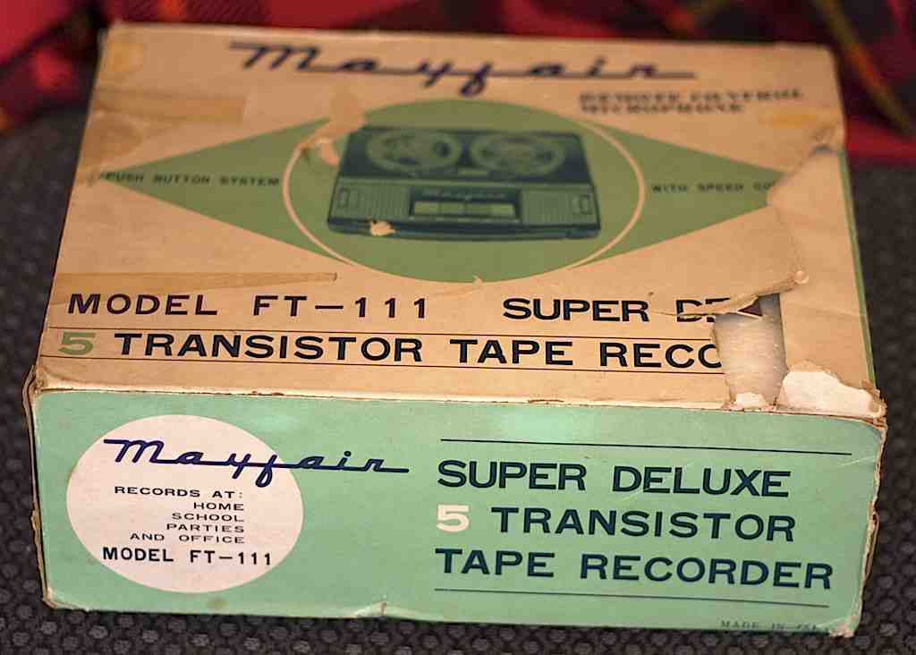 MAYFAIR FT-111 SUPER Deluxe Mini 5 Transistor Reel To Reel Tape Recorder in  Box $49.99 - PicClick
