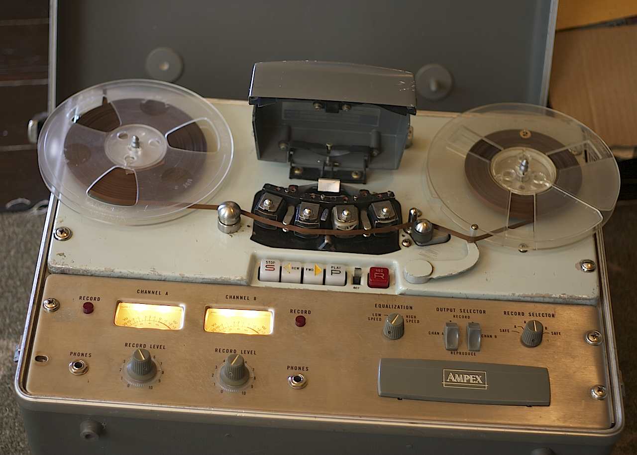 Ampex 354 2-track tube tape machine reel-to-reel