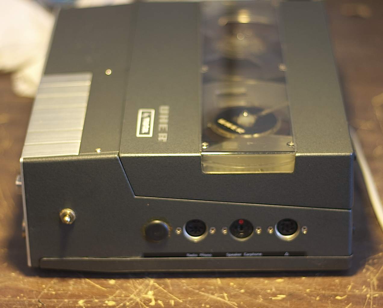 Remote Performances — Uher reel to reel tape machine used in Johny